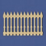 Dollhouse Fence and Gates by Dollhouse Parts